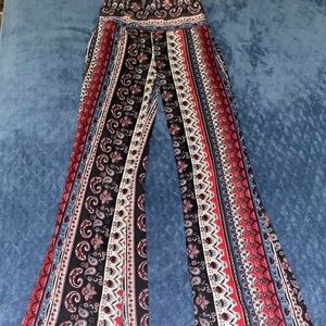 Bandanna flare, leggings, size small